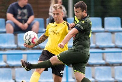 Die Freiberger um Patrice Göll (l.) hatten in der ersten Hälfte mächtig Probleme, ins Spiel zu finden. 