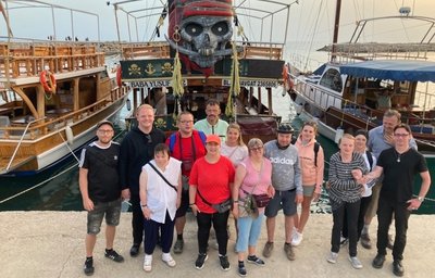 Abenteuerlich: Auch ein Ausflug mit dem Piratenschiff gehörte zum Türkei-Urlaub der Reisegruppe aus Bad Schlema. 