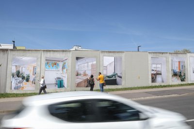 Diese Fotos von Marleen Kölmel zeigen zum Beispiel das Familienzimmer und den Aufenthaltsraum der JVA.