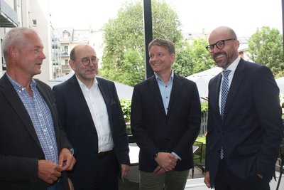 Ullrich Hintzen, Ralph Bartmuss, Gunter Erfurt und Michael Erfurt (v.l.).