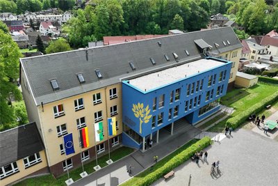 Die Evangelische Oberschule in Lunzenau stellt sich im Januar vor. Hier ein Foto aus dem Frühjahr 2023.