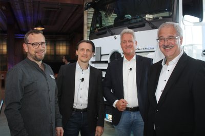 Thomas Waldheim, Thomas von Unwerth, Carsten Mack und Markus Bauer (v.l.). 