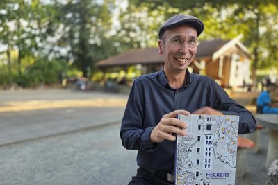 Norbert Engst beschäftigt sich seit Jahrzehnten mit dem Heckertgebiet. Auch als vieles abgerissen wurde, war er dabei.