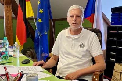 Jan Horník, Bürgermeister von Boží Dar.