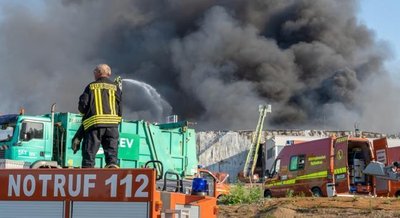 250 Feuerwehrleute waren im Einsatz, um den Großbrand in den Griff zu bekommen.