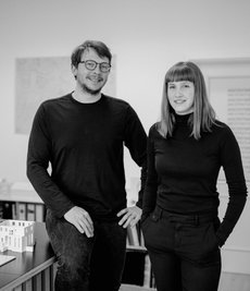 Inga Louise Sachs und Tobias Maisch sind Inhaber des Büros Frida Architekten. 