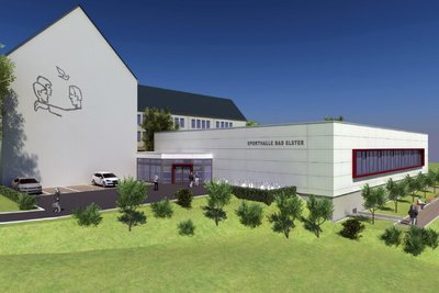 So soll die neue Turnhalle aussehen.