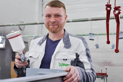 Marcus Kieslich hat sich zum Meister im Gewerk Maler und Lackierer qualifiziert.