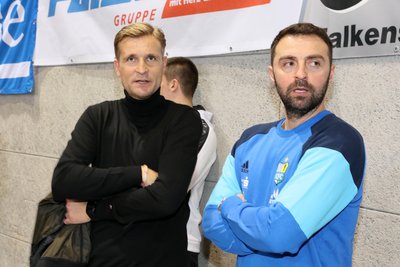 David Bergner, neuer Trainer des CFC, und Co-Trainer Sreto Ristic.