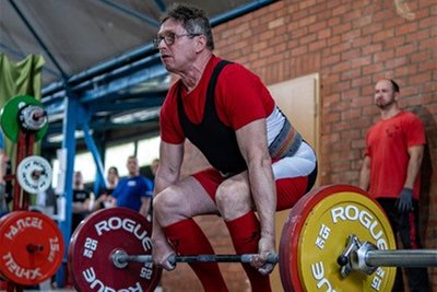 Manfred Geipel, Kraftsportler aus Annaberg.