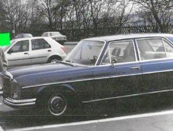 Dieser 50 Jahre alte Mercedes Benz war ebenfalls verschwunden.