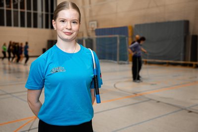 Johanna Wiegand vertrat „The Saxon Kangaroos“ aus Brand-Erbisdorf beim Bundesfinale und landete auf Platz 7.