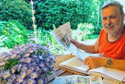 Die Landesgartenschau in Frankenberg begeistert Gunter Teichert bis heute. Der Lichtenauer gehört zu den aktiven Mitgliedern des Fördervereins und führt Gäste durch die Stadt. 