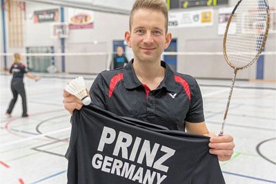 Badmintonspieler Michael Prinz.