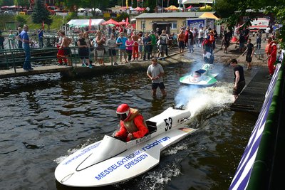 Schon 2015 gab es in Kriebstein auch einen Classic-Boot-Cup.
