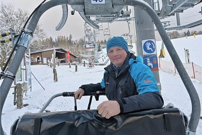Stefan Uhlmann will, dass die Besucher Spaß beim Skifahren haben.