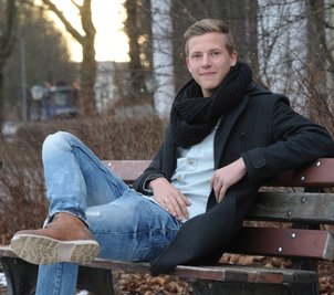 ... und im Freizeitlook entspannt am Chemnitzer Schlossteich.