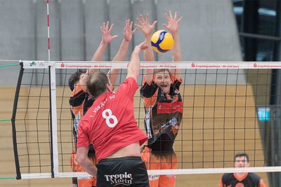 Macht wie alle anderen Spieler weiter beim VC Zschopau: Mittelblocker und Kapitän Florian Haase.
