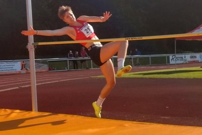 Auch im Hochsprung gaben die Sportler ihr Bestes.
