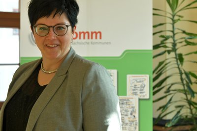 Jana Lützner ist die Leiterin des Freiberger Ordnungsamtes.