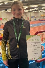 Erste im Additionsweitsprung mit 7,52 Metern: Linja Kunz von der LSG Auerbach.