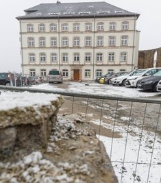 Hier soll einmal das Großfinanzamt für 400 Mitarbeiter beheimatet sein.