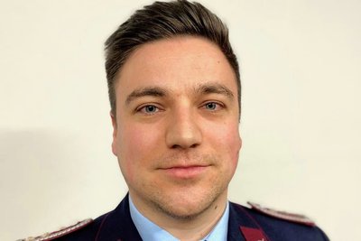 Der stellvertretende Wehrleiter in Erdmannsdorf Tony Seyfert. 