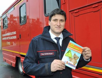 Roy Schlesinger hat als Kreisjugendfeuerwehrwart das Vorhaben Kinderfinder im Landkreis initiiert. 