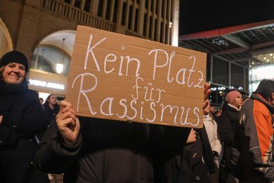 Die Teilnehmer der Kundgebung in Zwickau wollen sich gegen Rassismus wenden – ähnlich wie diese Woche in Chemnitz.