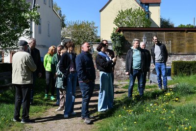 Der Stadtpark ist ein Idyll, wie die Teilnehmer des Stadtrundgangs fanden.