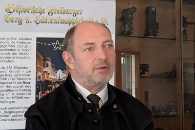 Vereinsvorsitzender Heiko Götze plant bereits die Bergparade für das kommende Jahr.