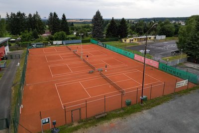 Die Tennisplätze sind ein wichtiger Bestandteil.