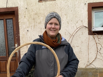 Mandy Schöne hatte im März zum ersten Tauschmarkt in Mittweida auf dem Vierseitenhof am Auensteig eingeladen. Zu Ostern wird der Hof ebenfalls genutzt - dort werden die Osternester für die Töchter versteckt.
