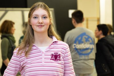 Mia Melzer aus Freiberg will auf den Greifensteinen Theatererfahrung sammeln und später einmal beruflich auf der Bühne stehen.
