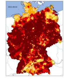 Dürremonitor September 2022