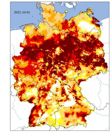 Dürremonitor Oktober 2022