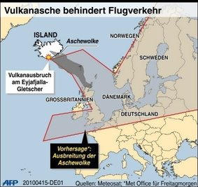 Gigantische Aschewolken eines isländischen Vulkans haben den Flugverkehr in weiten Teilen Nordeuropas zum Erliegen gebracht.