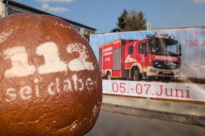 Die Großschirmaer Bäckerei Illgen unterstützt mit der Florianskruste das Jubiläum der FFW.