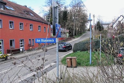 Oberhalb der Straße Am Blumeneck ist die Waldstraße in Geringswalde ab 11. April gesperrt. 