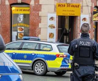 Dieser Imbiss wurde am Montag Ziel eines Überfalls.