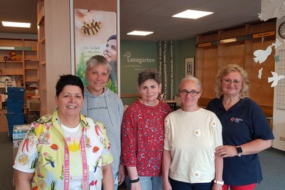 Wollen gemeinsam etwas bewegen: Carola Kluge, Lilly Möbius, Kathrin Jakob, Jana May und Silke Böhm (v. l.).