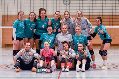 Trotz einiger Personalwechsel im Kader seit Jahren erfolgreich: die Volleyballerinnen des Chemnitzer Volleyballvereins (CVV).