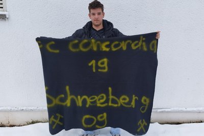Tim Niklas Schremmer spielt in der C-Jugend und ist Mitbegründer des neuen Fanclubs.