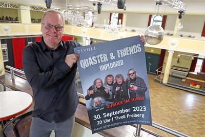 Kai Suttner vom Tivoli freut sich auf den Sozusagen-Puhdys-Auftritt.