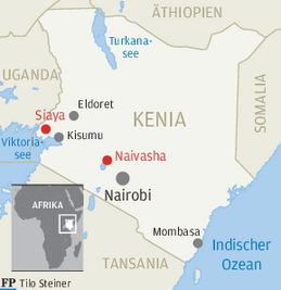 Kenia-Karte
