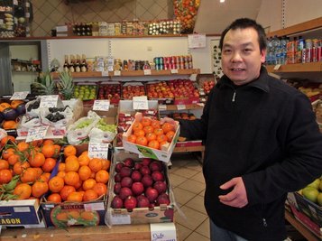 Obst-und Gemüsehändler Nguyen Viet Tho 