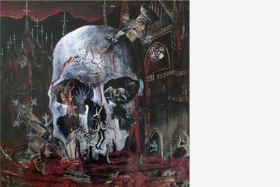 Das Cover von "South Of Heaven" stammt vom amerikanischen Künstler Larry Caroll. 