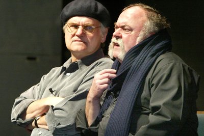 Gunter Böhnke (rechts) gastiert in Oelsnitz.