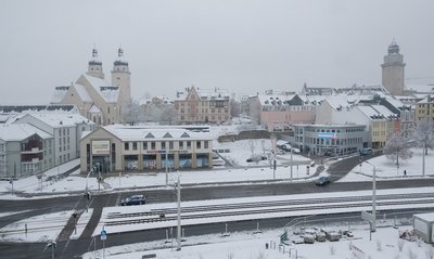 Plauen im Corona-Winter. 