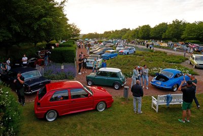 Der Französische Garten am Palais war ein Mekka für Tuning-Fans.